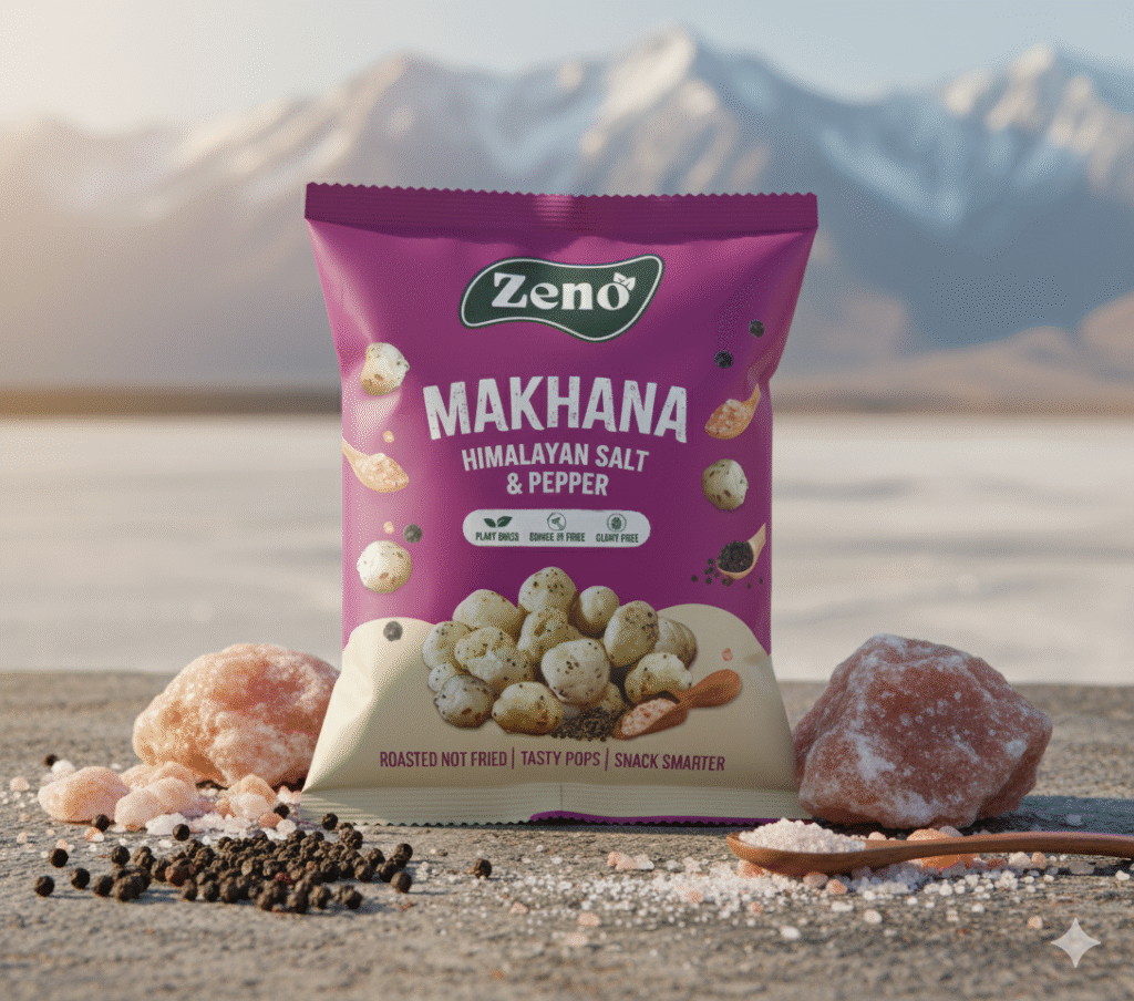 Salt & pepper flavor makhana - zeno copenhagen